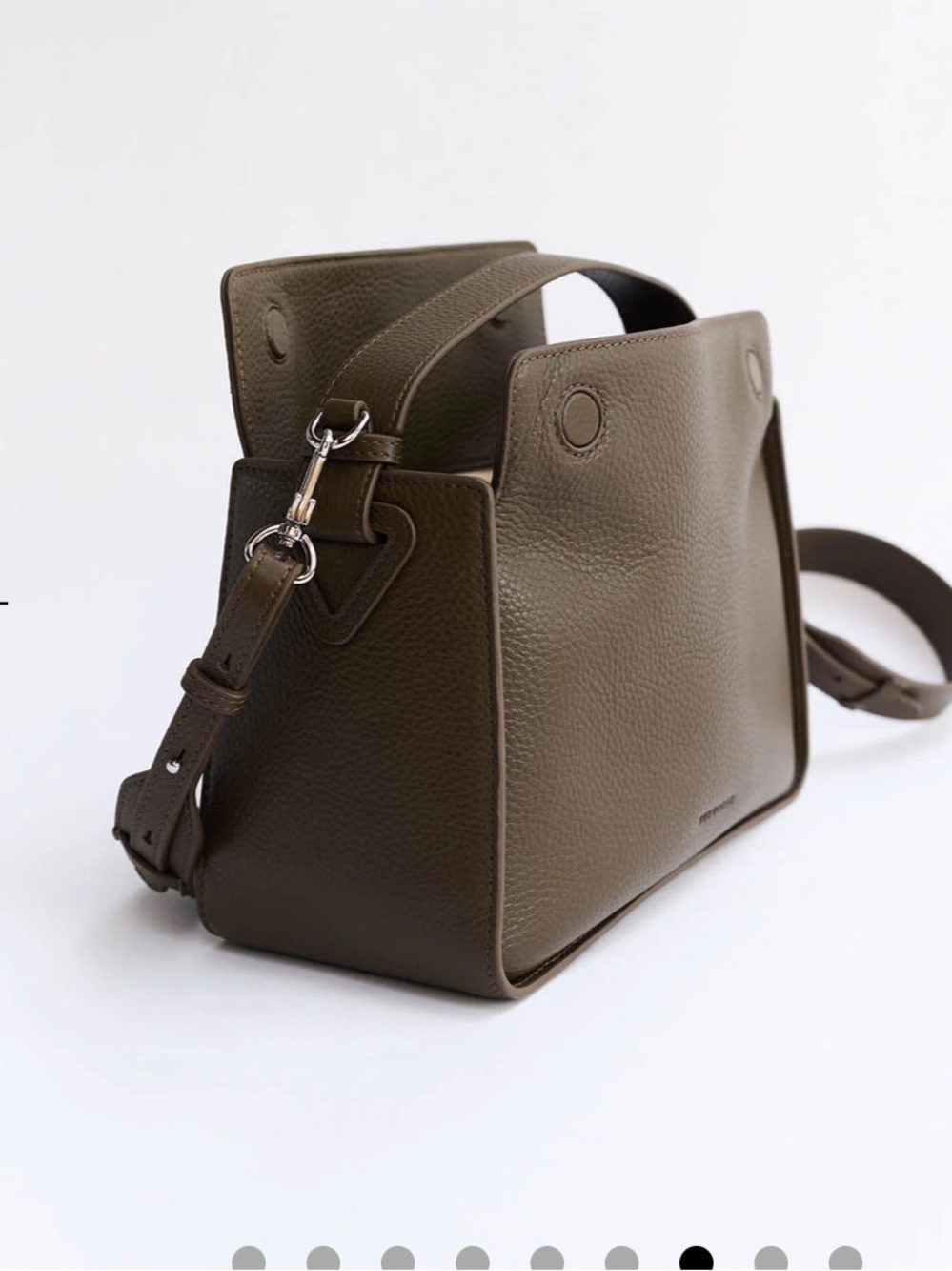 The Horse Clementine Shoulder Bag — Olive - Picture 6 of 13